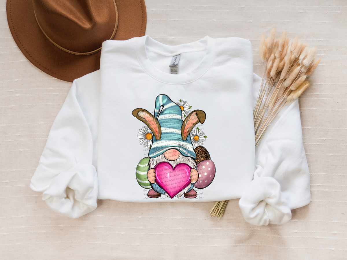 Gnomes with eggs and heart 22439 DTF transfer