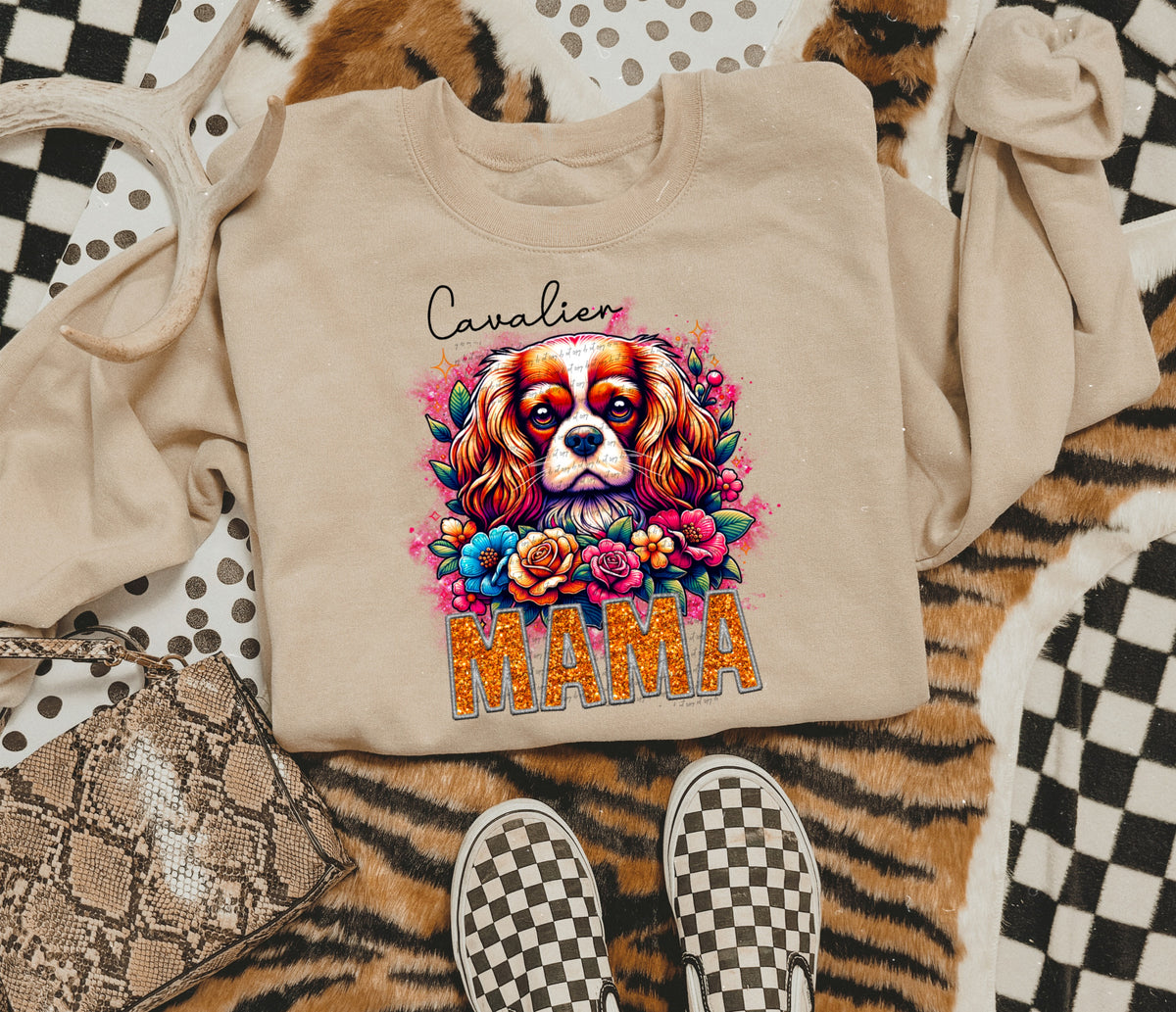 Cavalier  mama SEQUIN 22484 DTF transfer