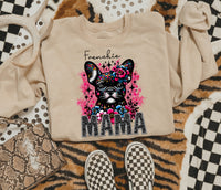 Frenchie BLACK mama SEQUIN 22459 DTF transfer