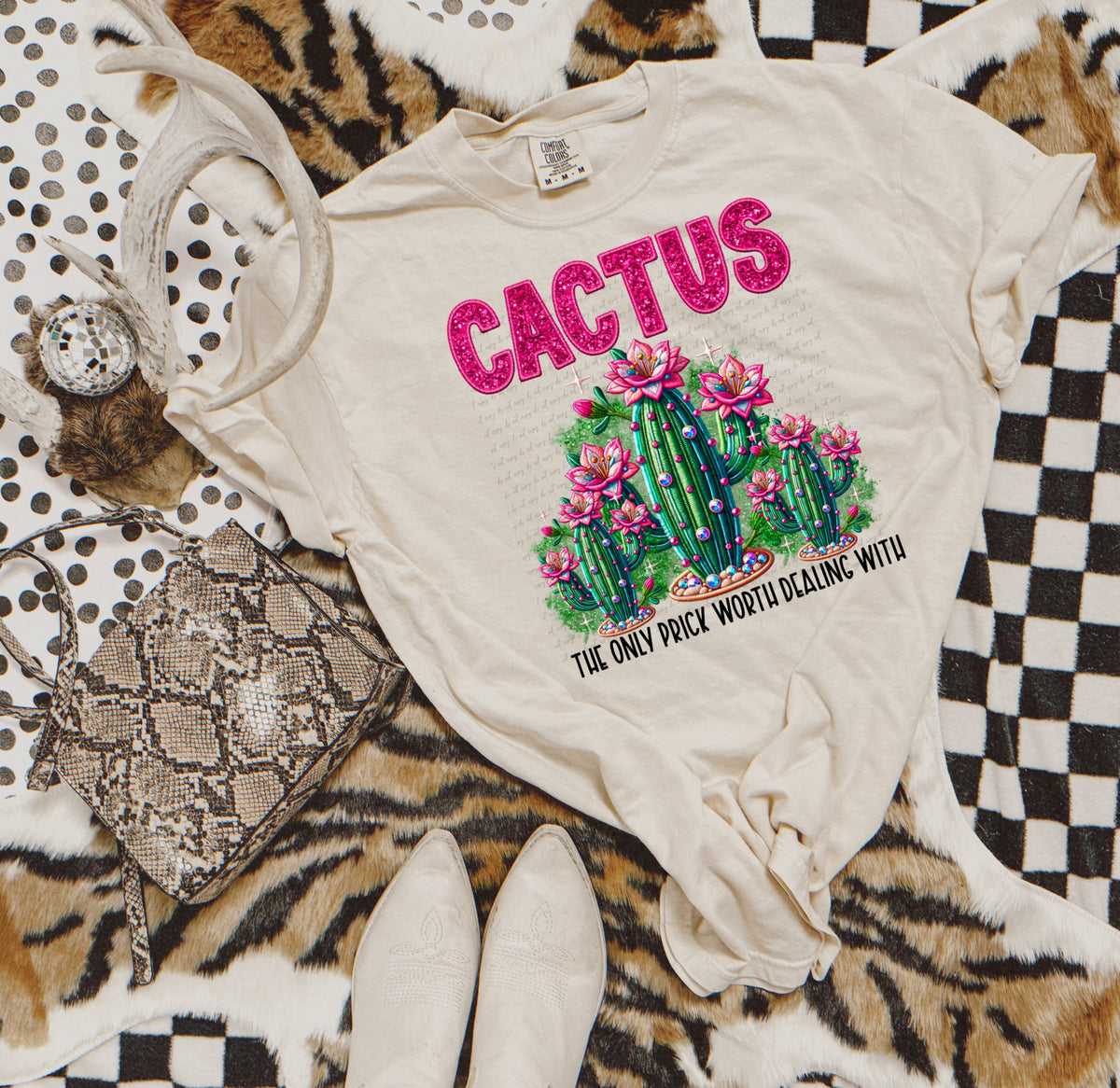 Cactus the only prick worth dealing with 22445 DTF transfer