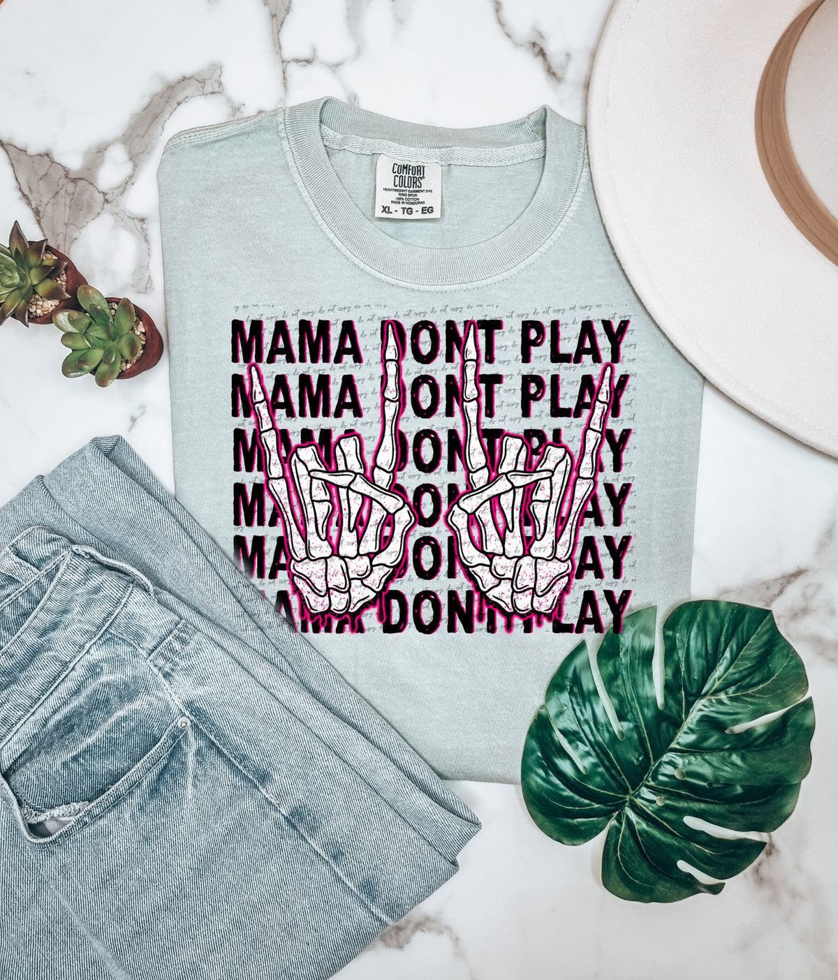 Mama dont play stacked 22561 DTF transfer