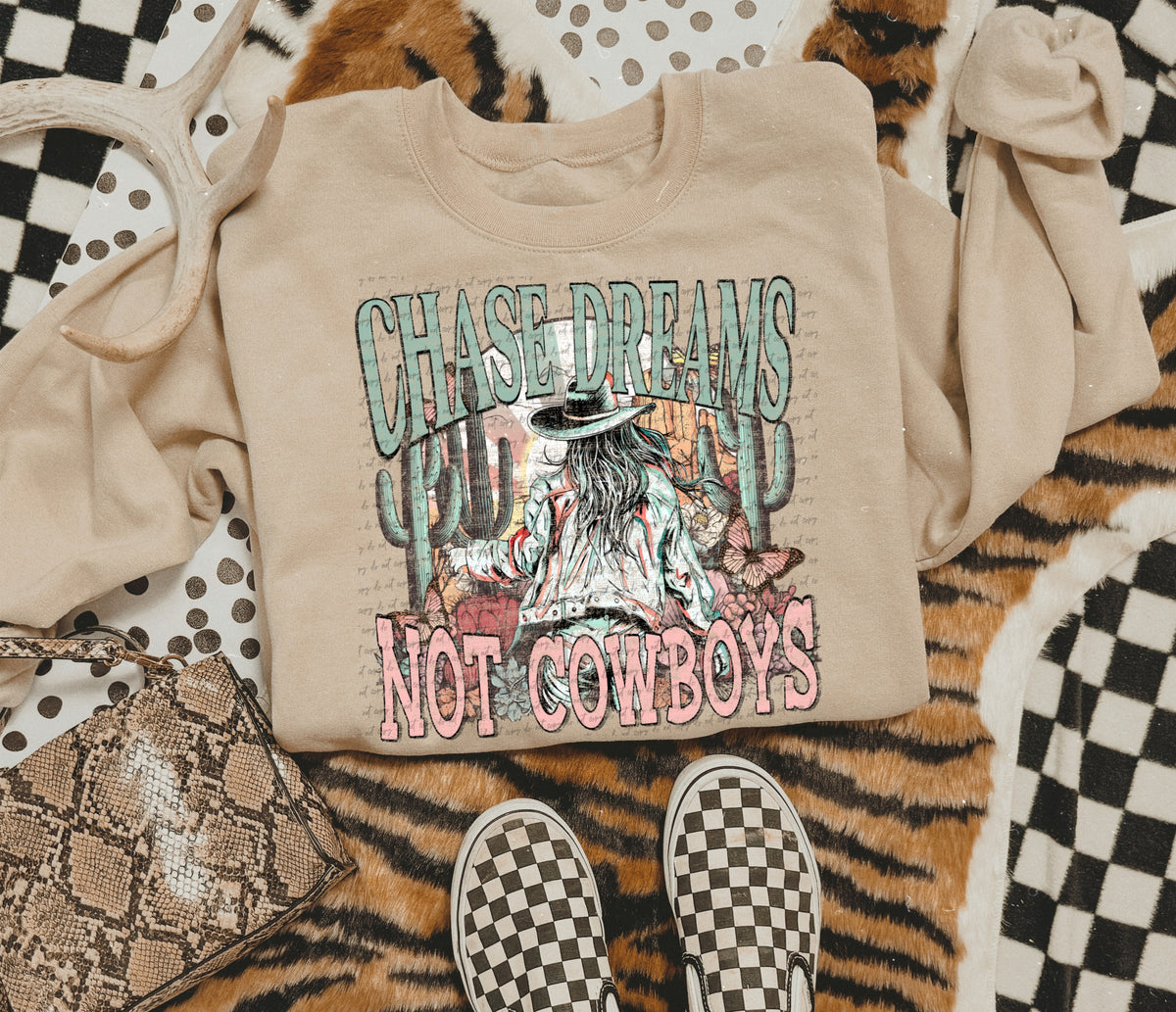 Chase dreams not cowboys 22578 DTF transfer