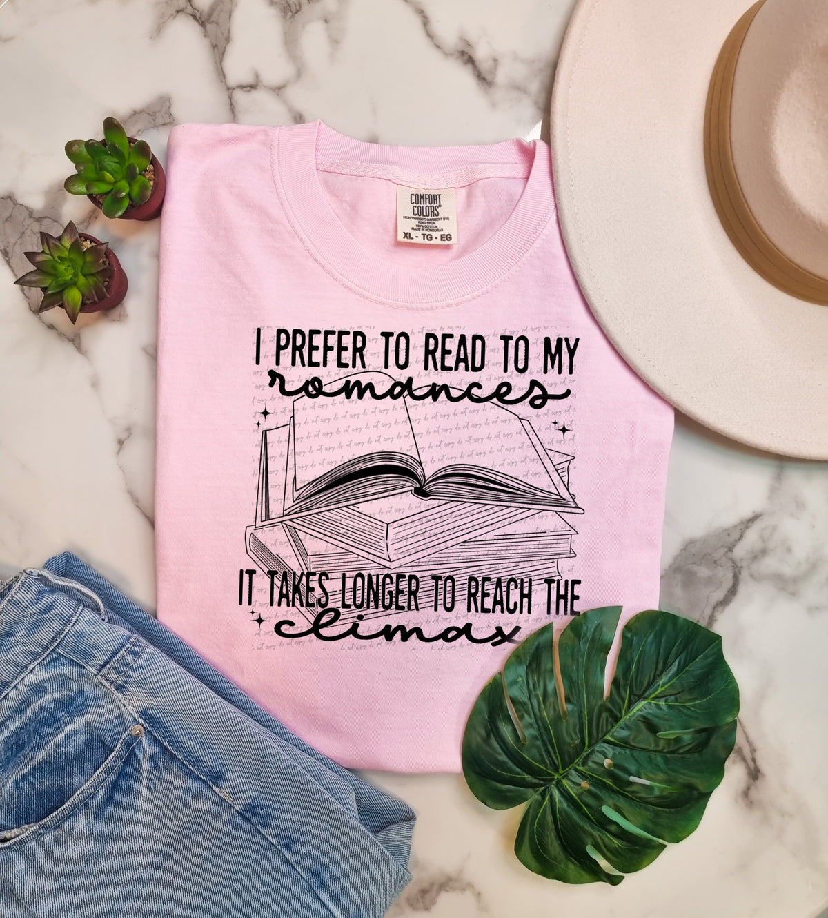I prefer to read to my romances 22614 DTF transfer