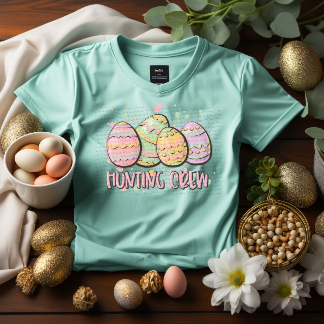 Hunting crew eggs 22642 DTF transfer