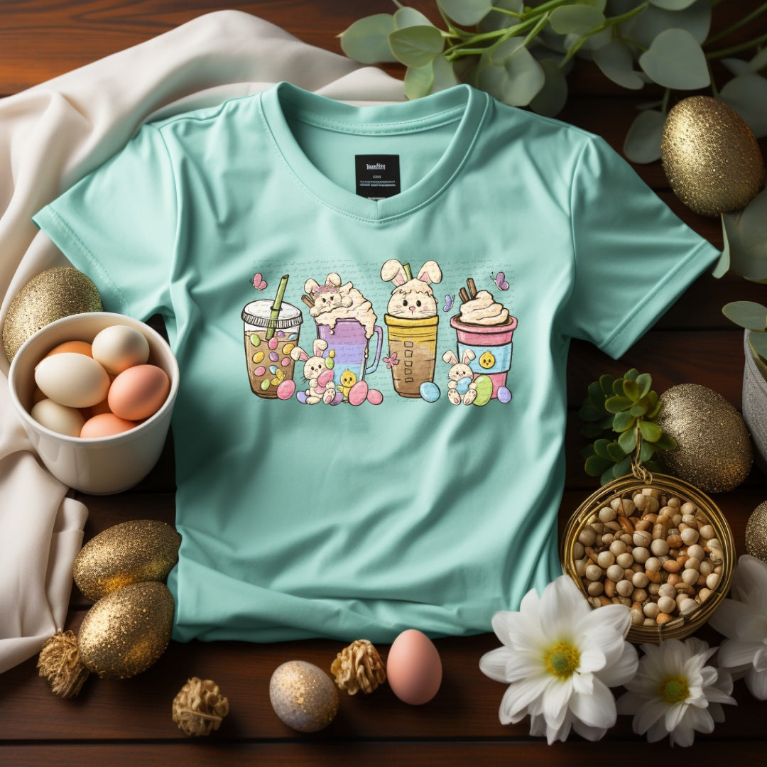 Easter coffee cups 22641 DTF transfer