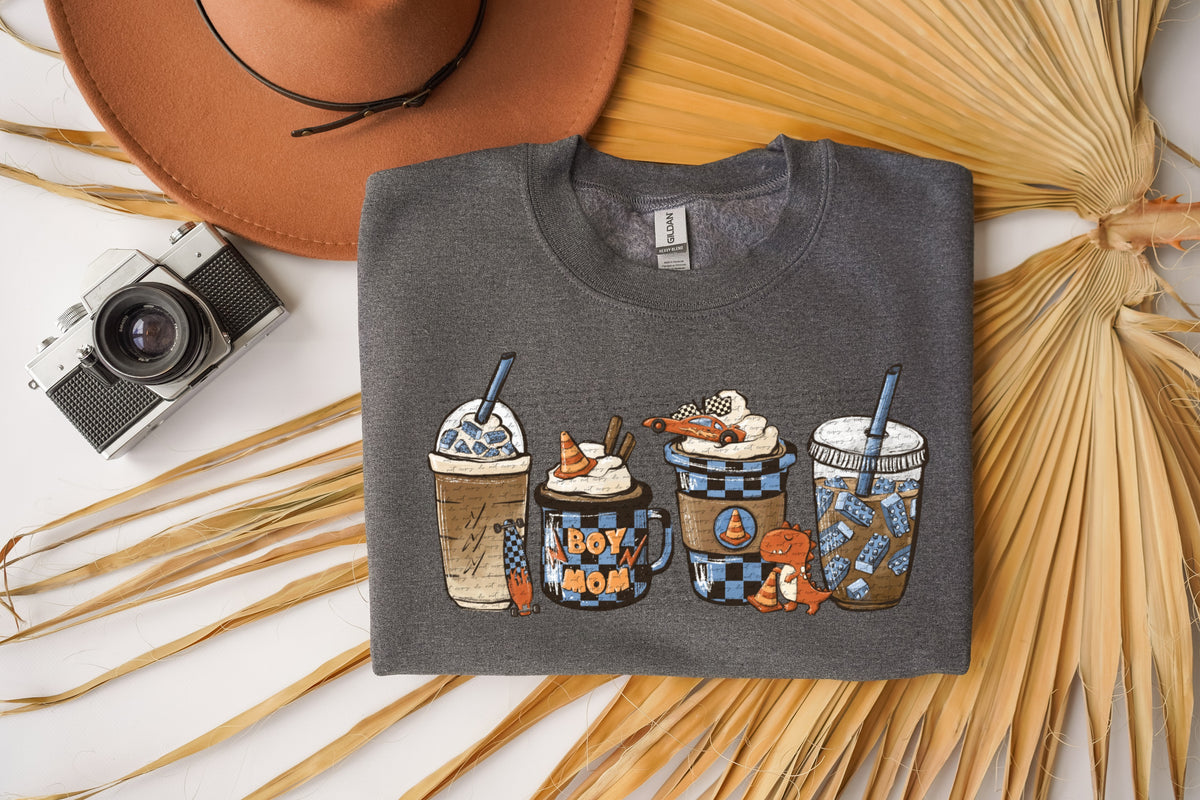 Boy mom Coffee dino 22670 DTF transfer