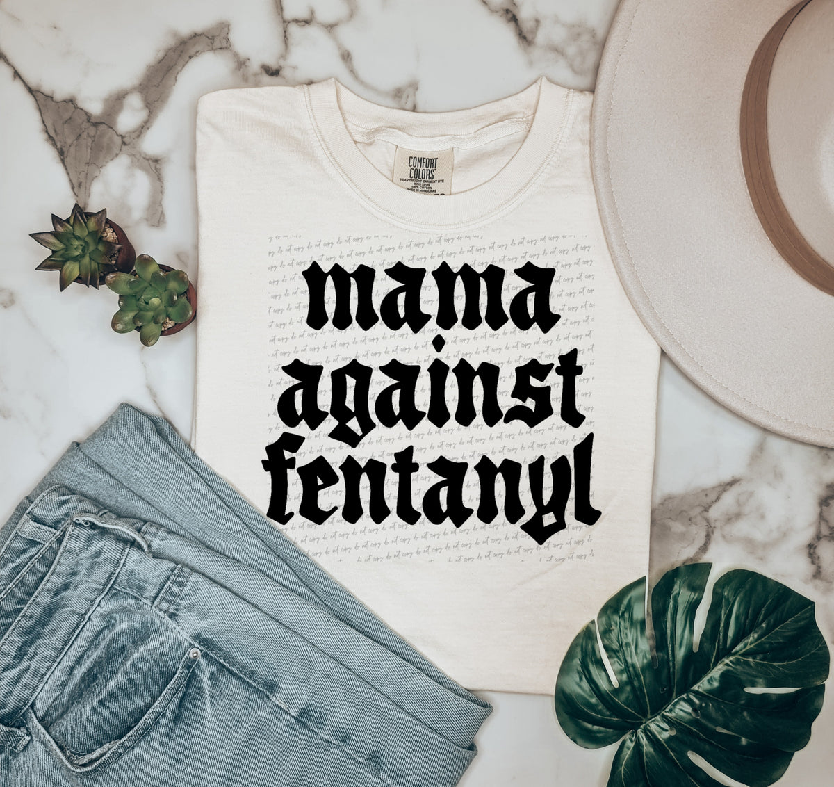 Mama against fentanyl 22667 DTF transfer