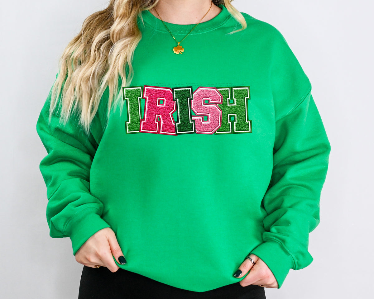 Irish colorful faux 22657 DTF transfer