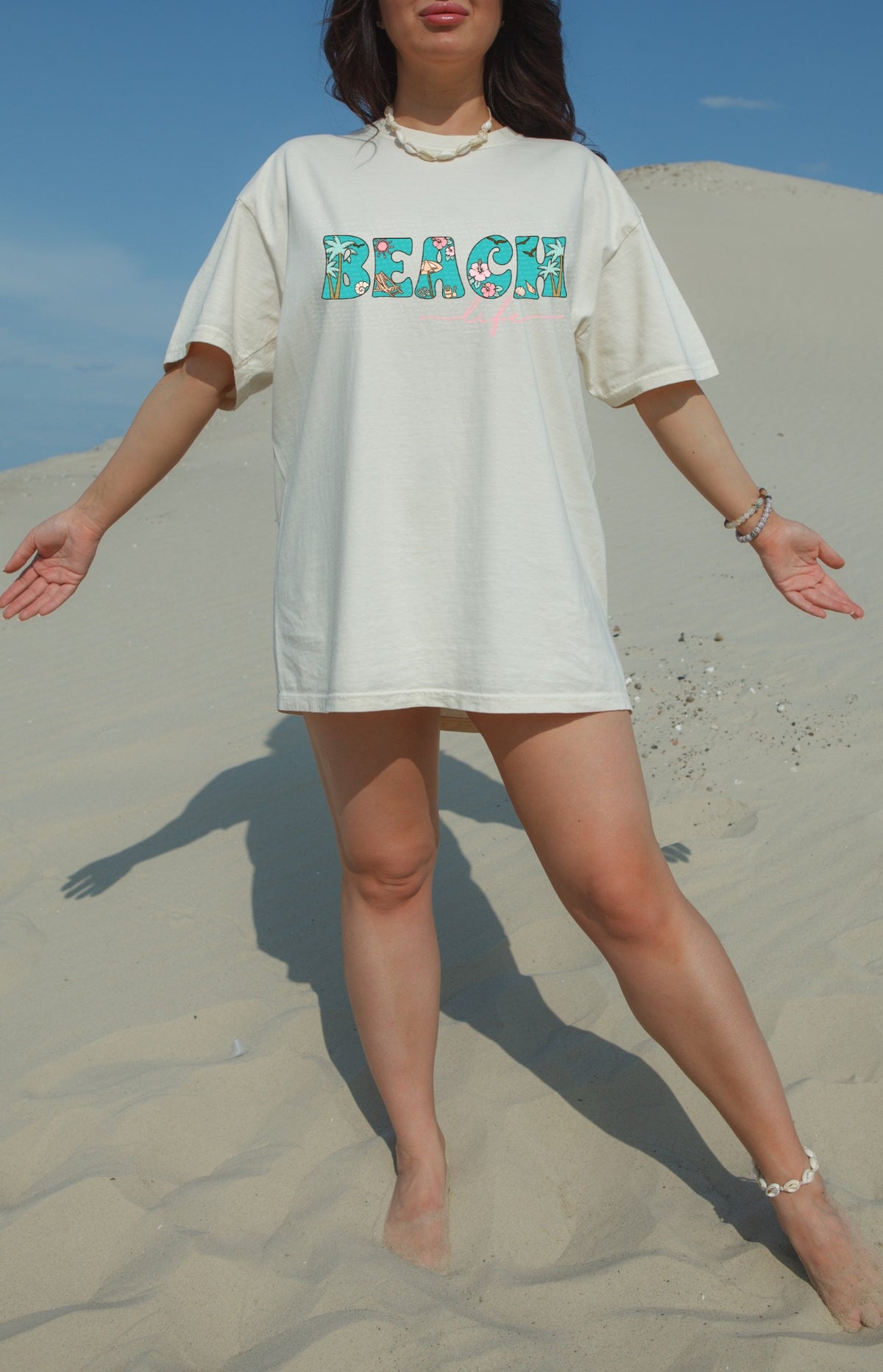Beach life beach filled 22698 DTF transfer
