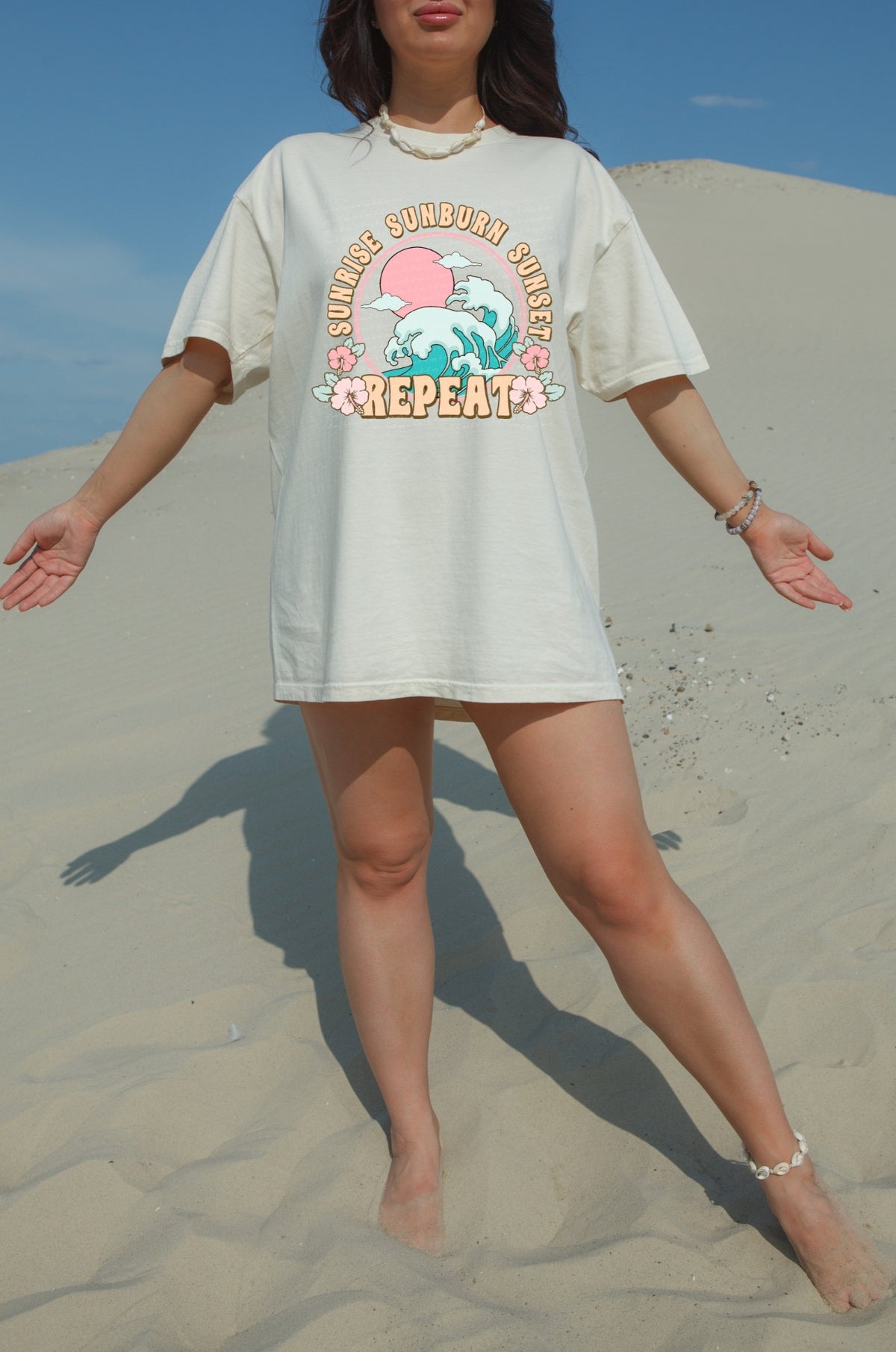 Sunrise sunburn sunset repeat 22697 DTF transfer