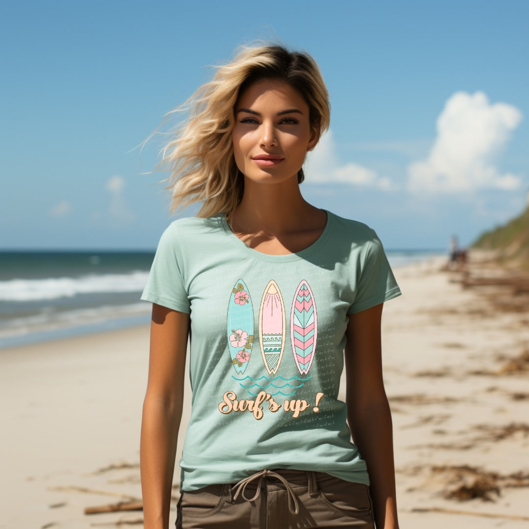 Surfs up! Surf boards 22735 DTF transfer