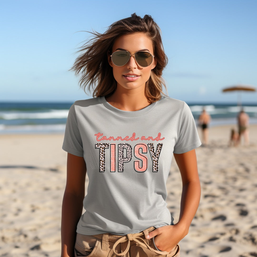 Tanned and tipsy 22747 DTF transfer