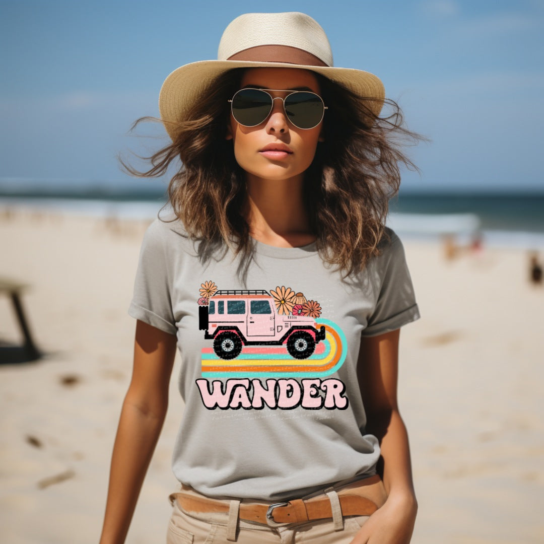 Wander retro vehicle 22768 DTF transfer