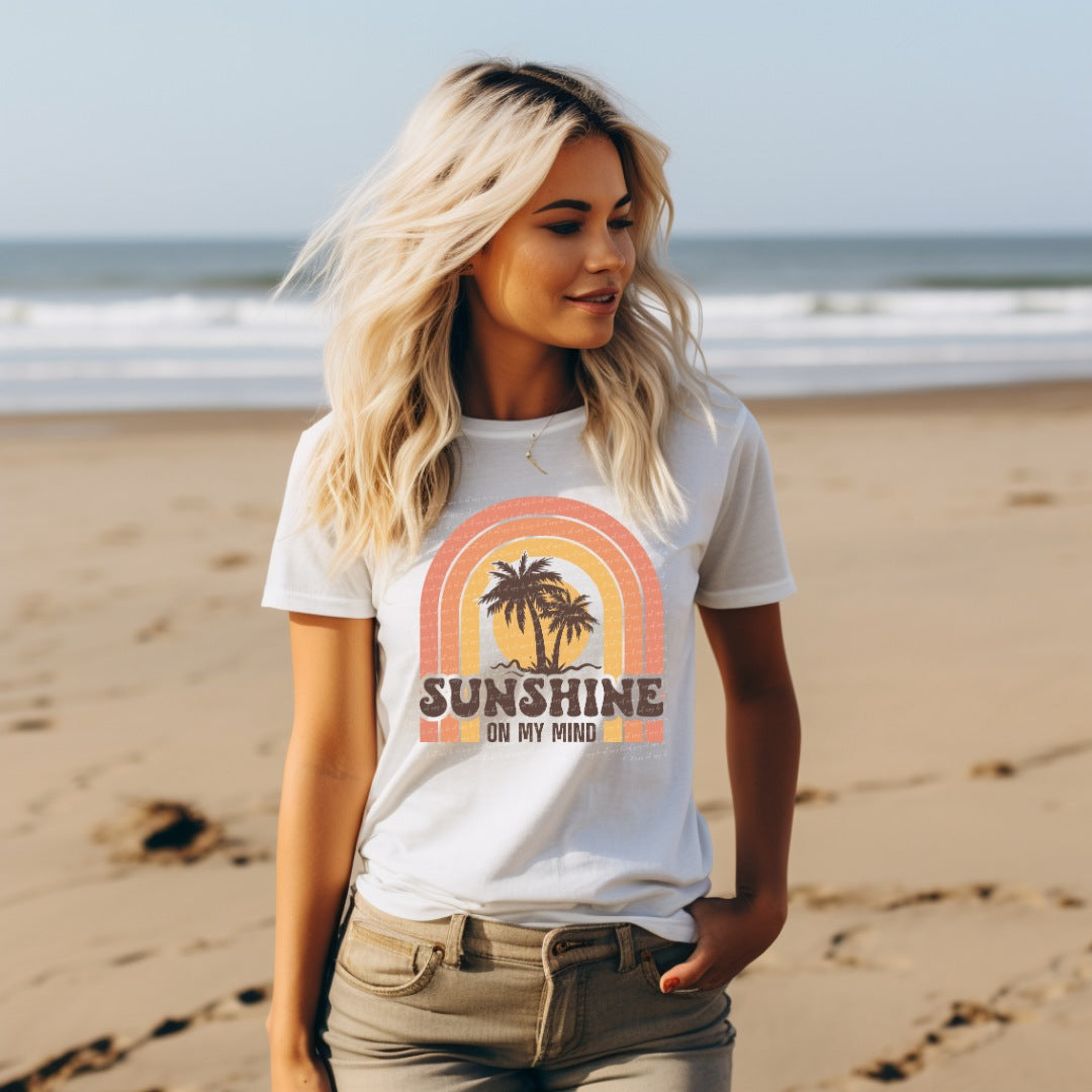 Sunshine on my mind retro 22763 DTF transfer