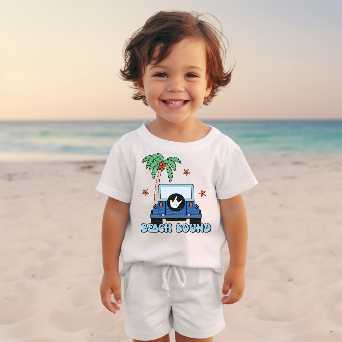 Beach bound BLUE 22759 DTF transfer