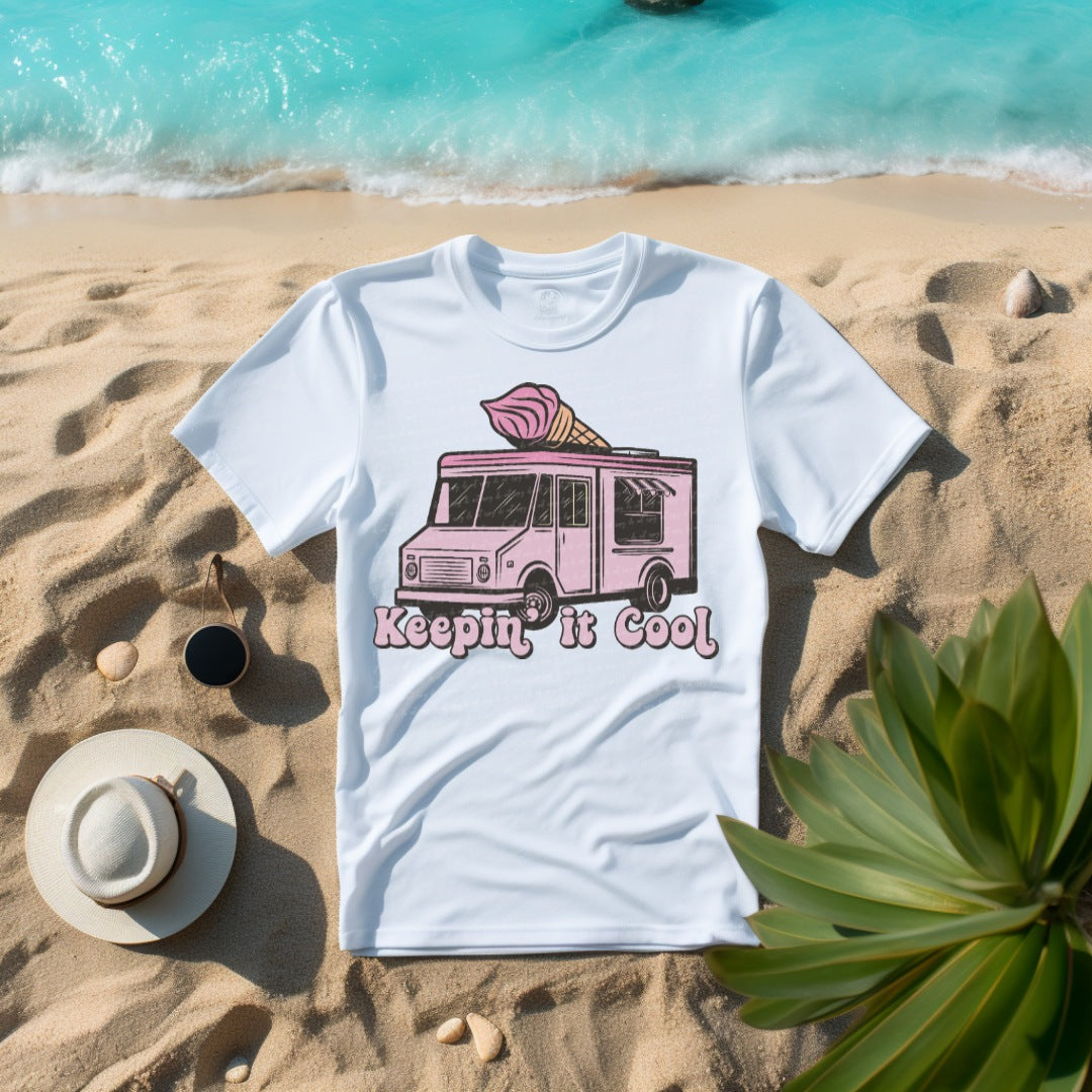 Keepin it cool GIRL 22755 DTF transfer