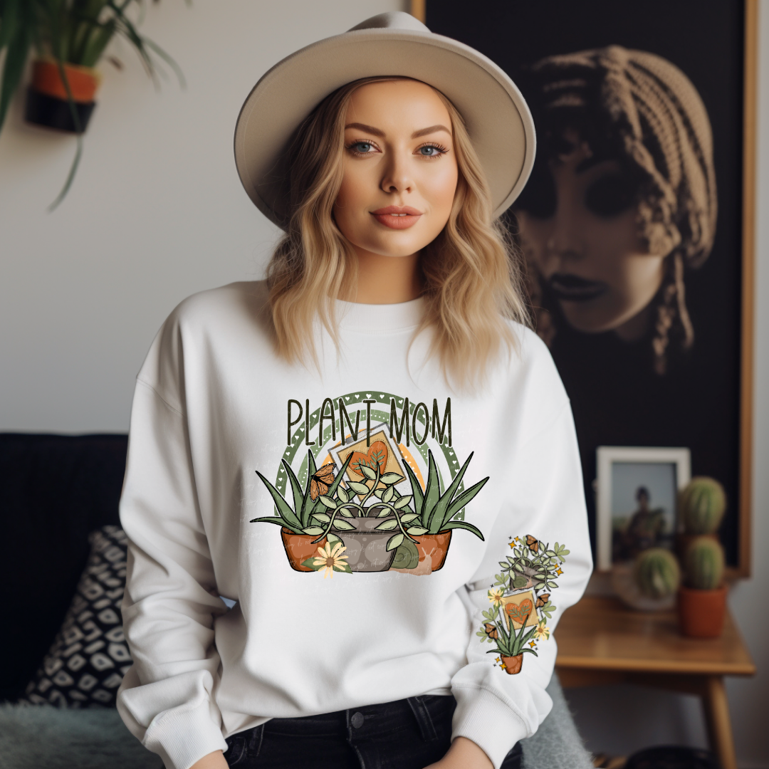 Plant mom FRONT ONLY  22787 DTF transfer