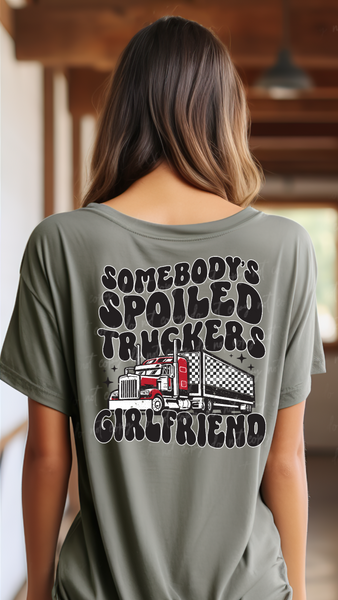 Somebodys spoiled truckers girlfriend 22795 DTF transfer