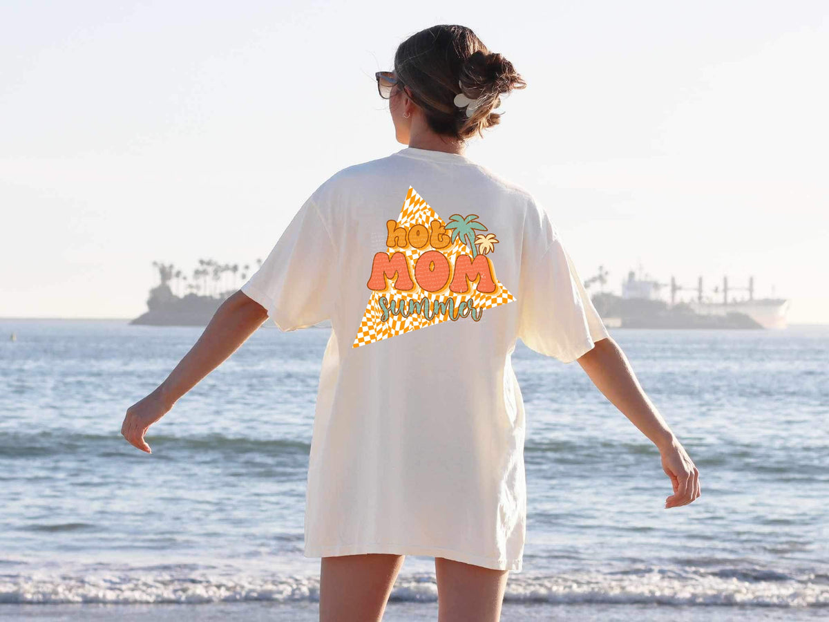 Hot mom summer groovy 22880 DTF transfer