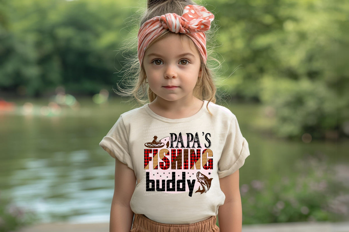 Papas fishing buddy 22945 DTF transfer