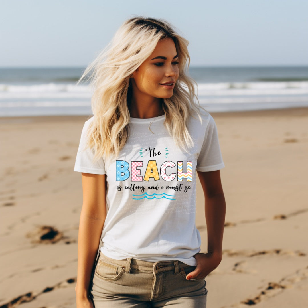 The beach is calling and i must go 28025 DTF transfer