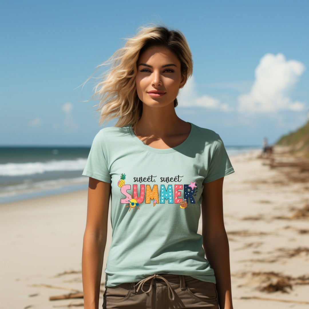 Sweet sweet summer polka dot 28044 DTF transfer