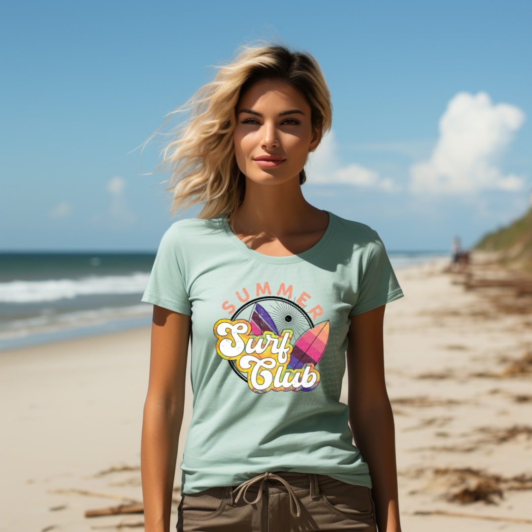 Summer surf club 28047 DTF transfer
