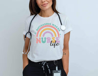 Difference maker nurse life colorful 28144 DTF transfer