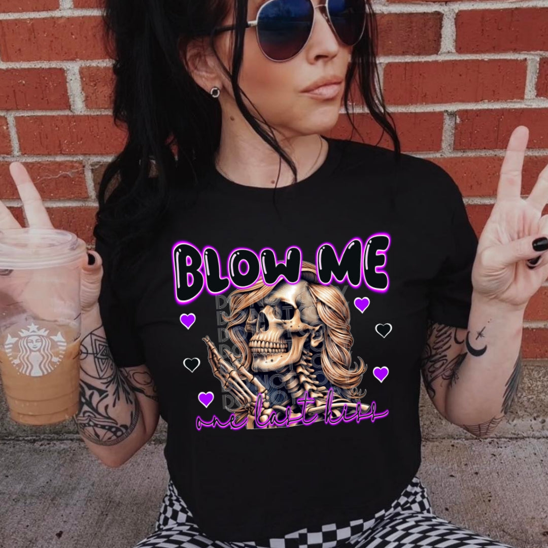 Blow me one last kiss 103443 DTF transfer
