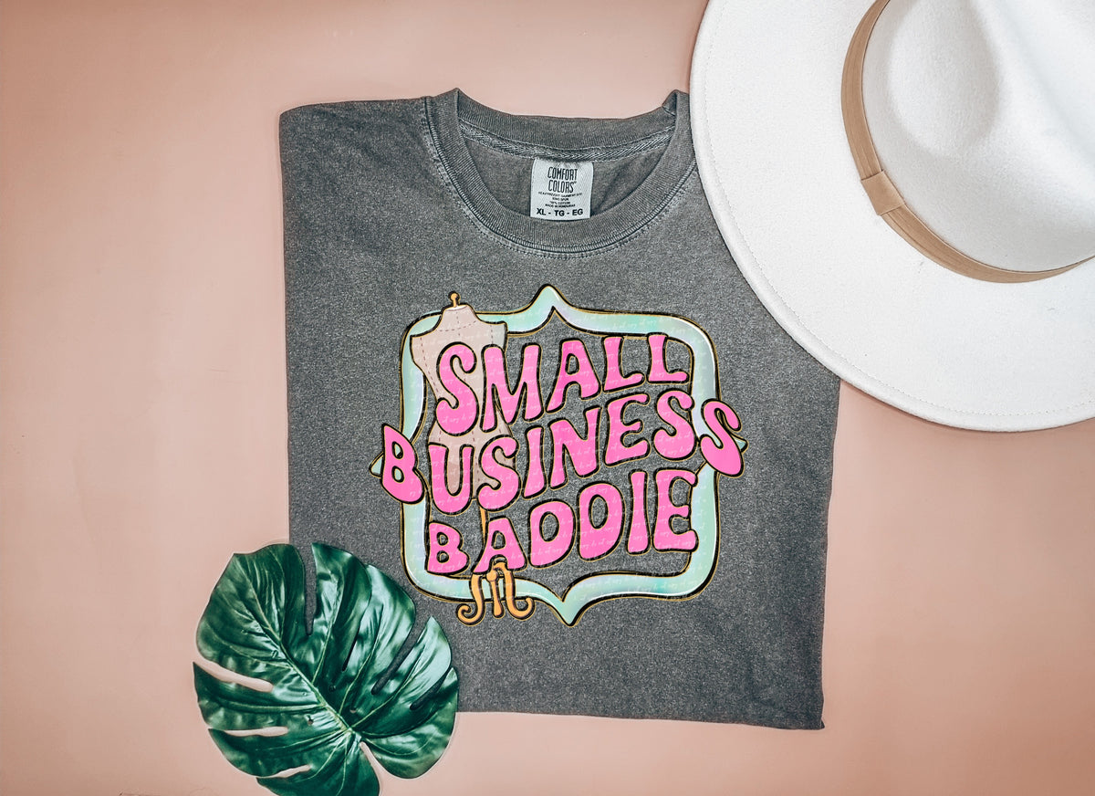 Small business baddie manniquin 28220 DTF transfer