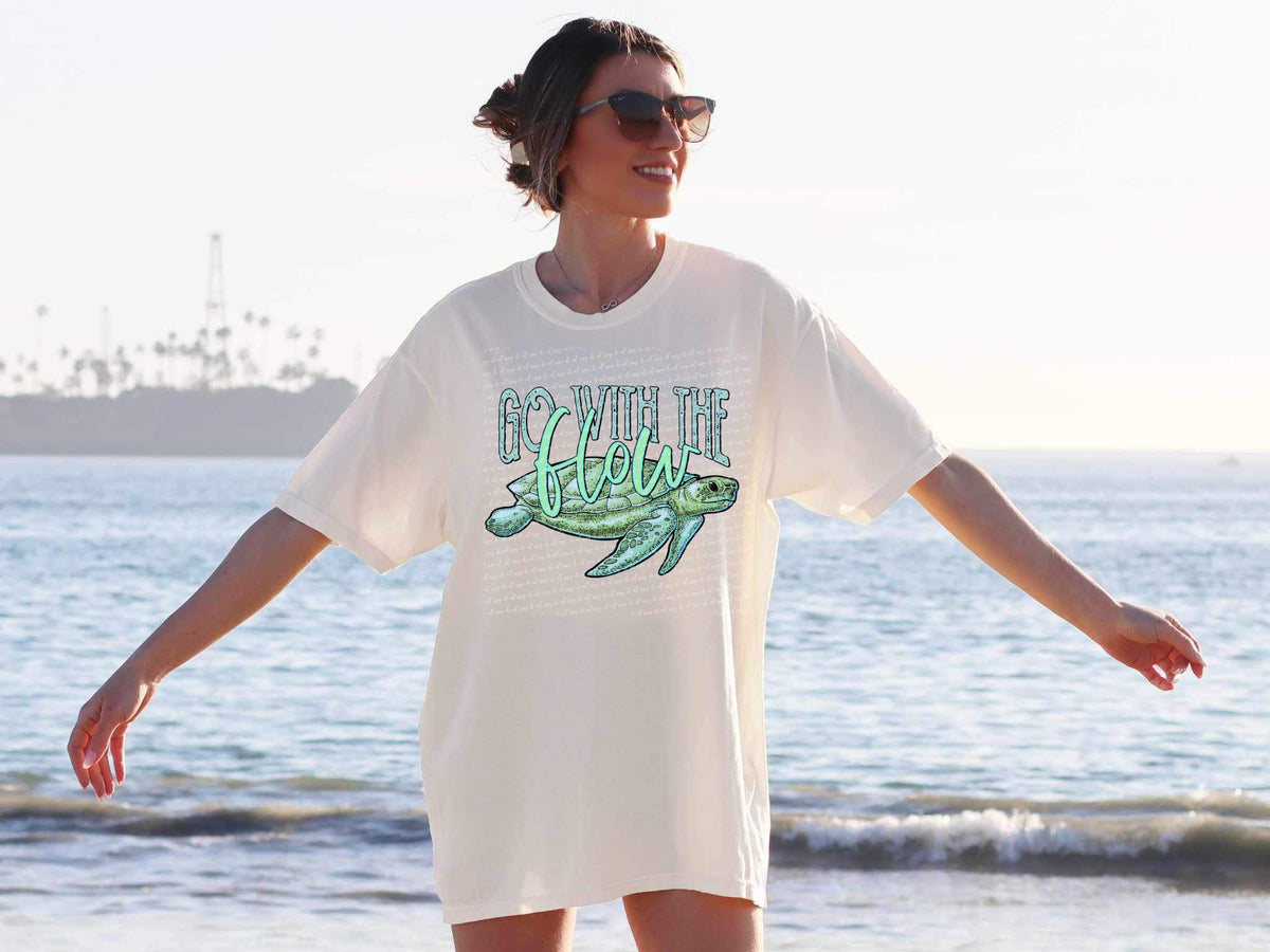 Go with the flow GREEN 28246 DTF transfer