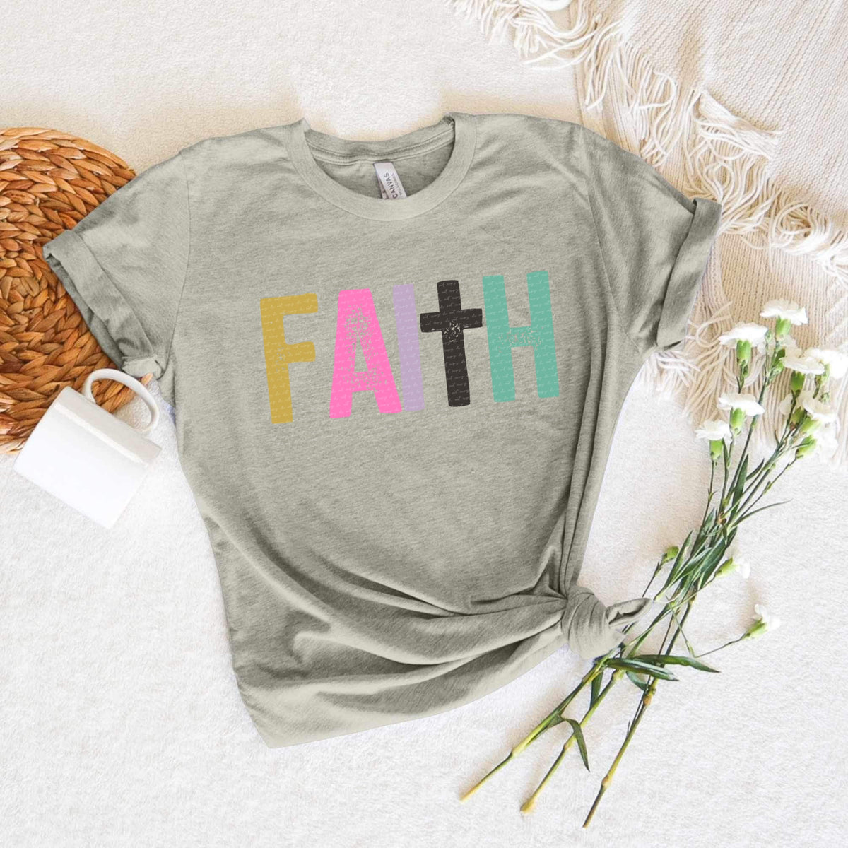 Faith multi color 28235 DTF transfer