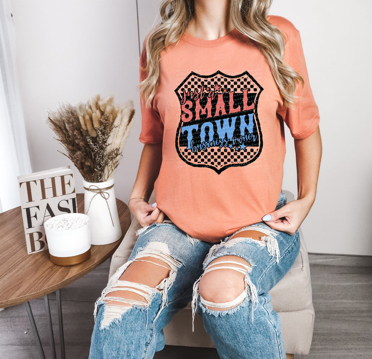 Just a small town business owner 28324 DTF transfer