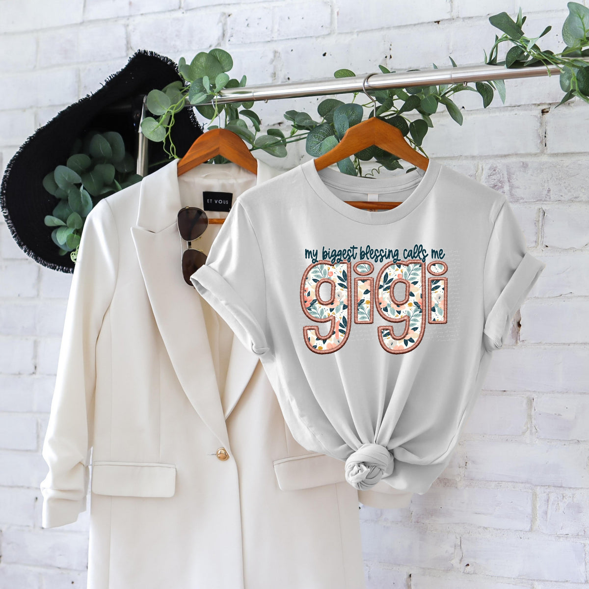 My biggest blessing calls me gigi floral 28384 DTF transfer