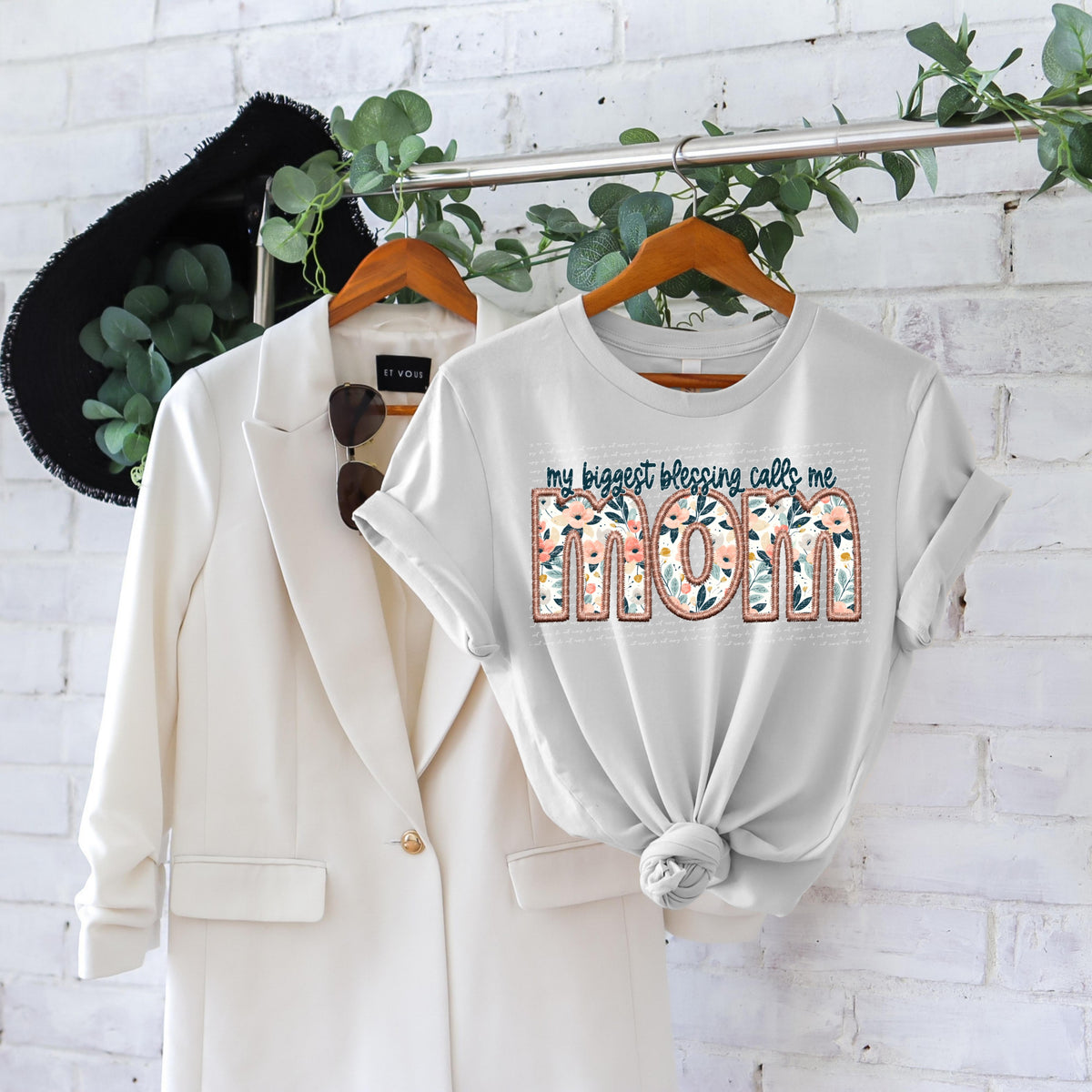 My biggest blessing call me mom floral 28387 DTF transfer