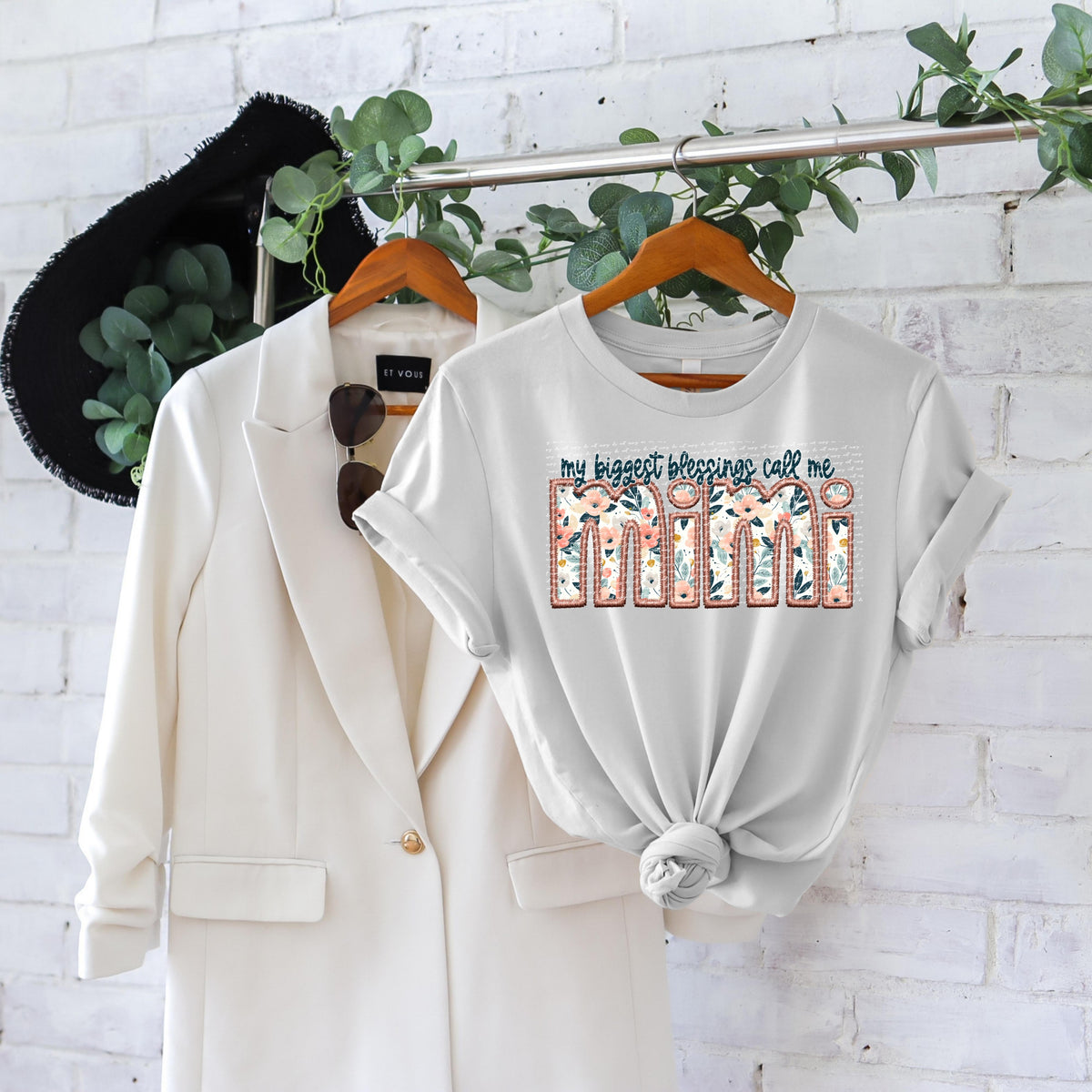 My biggest blessings call me mimi floral 28386 DTF transfer