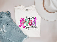 You are loved beyond measure colorful prints 28378 DTF transfer