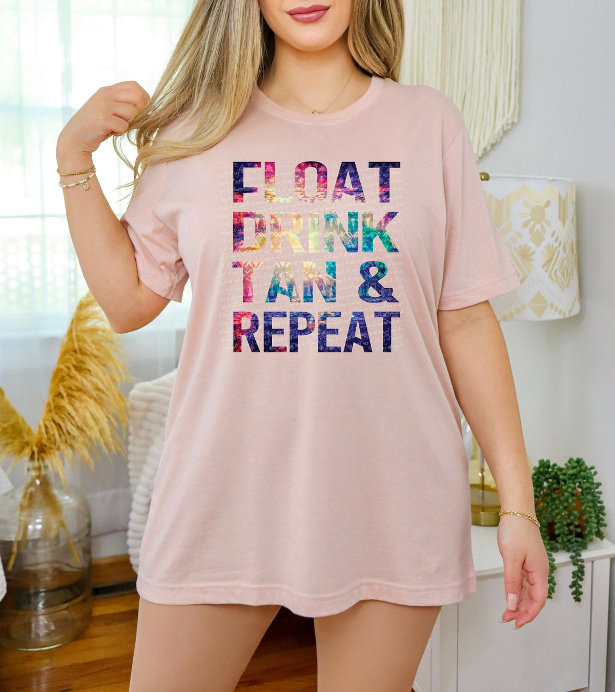Float drink tan and repeat 28703 DTF TRANSFER