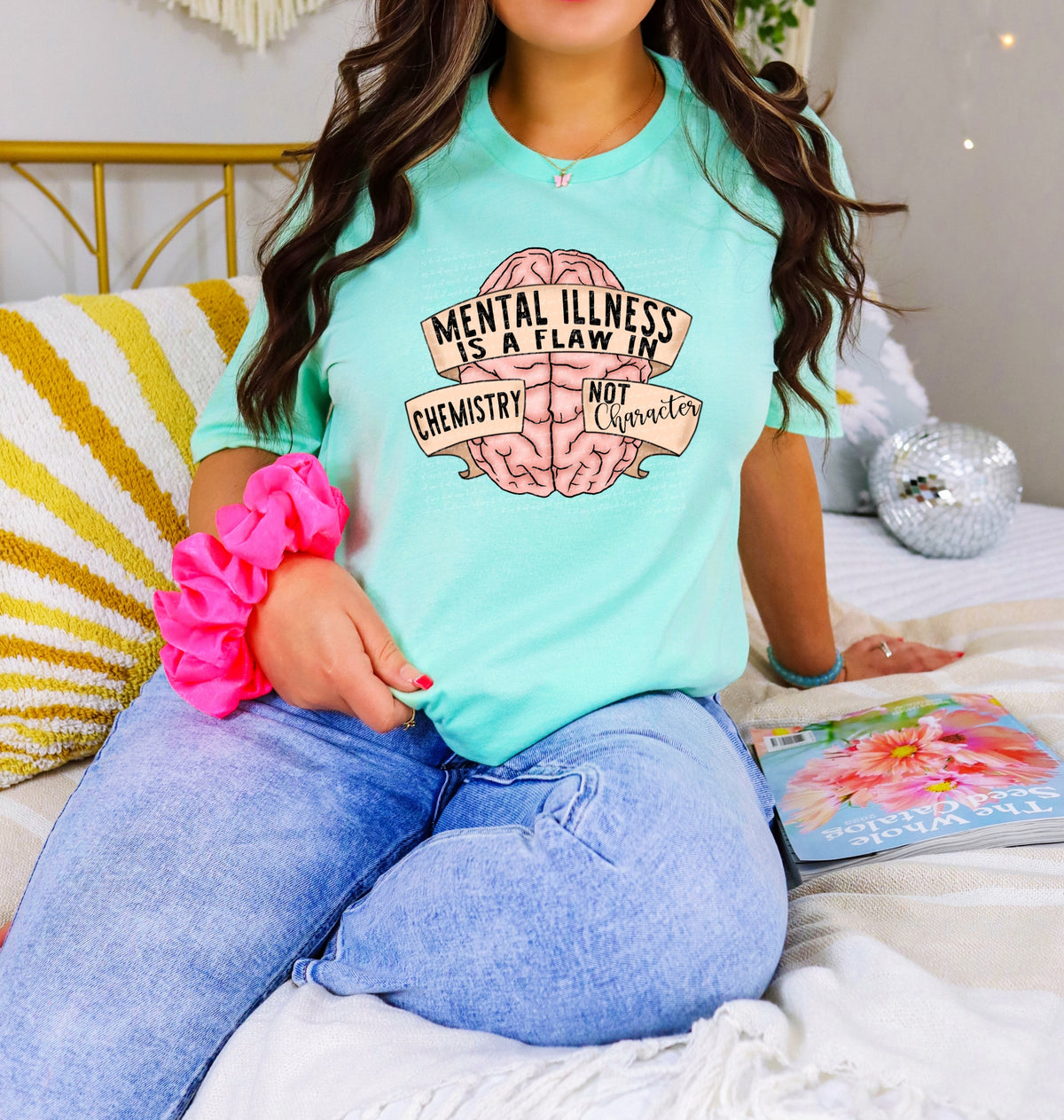 Mental illness is s flaw in chemistry 28495 DTF TRANSFER