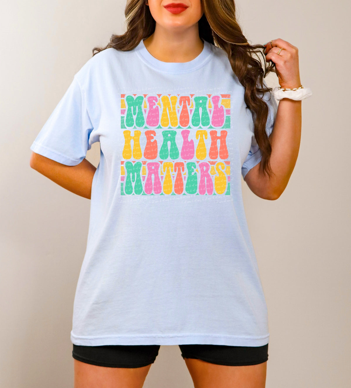 Mental health matters colorful 28676 DTF TRANSFER