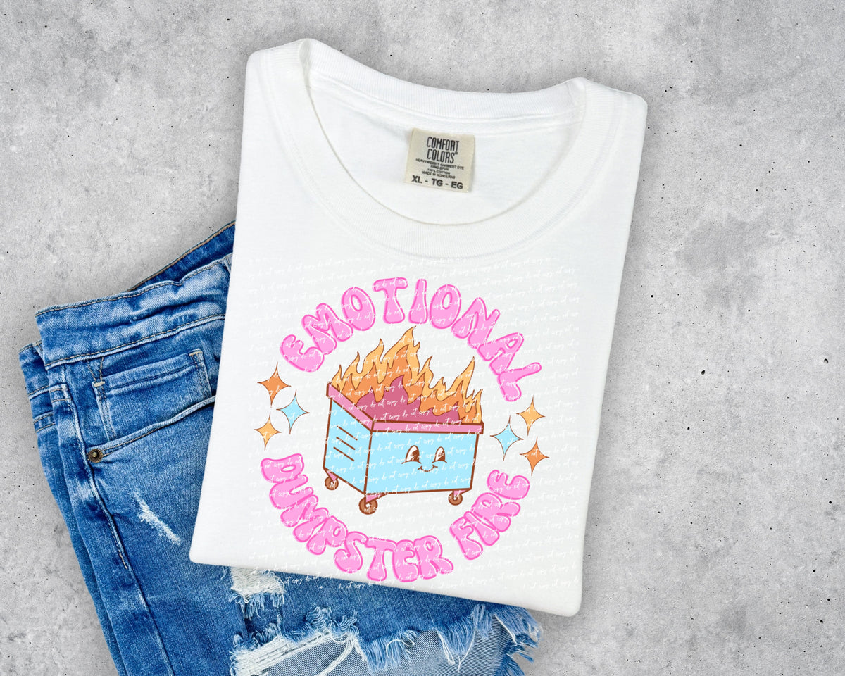 Emotional dumpster fire 28664 DTF TRANSFER