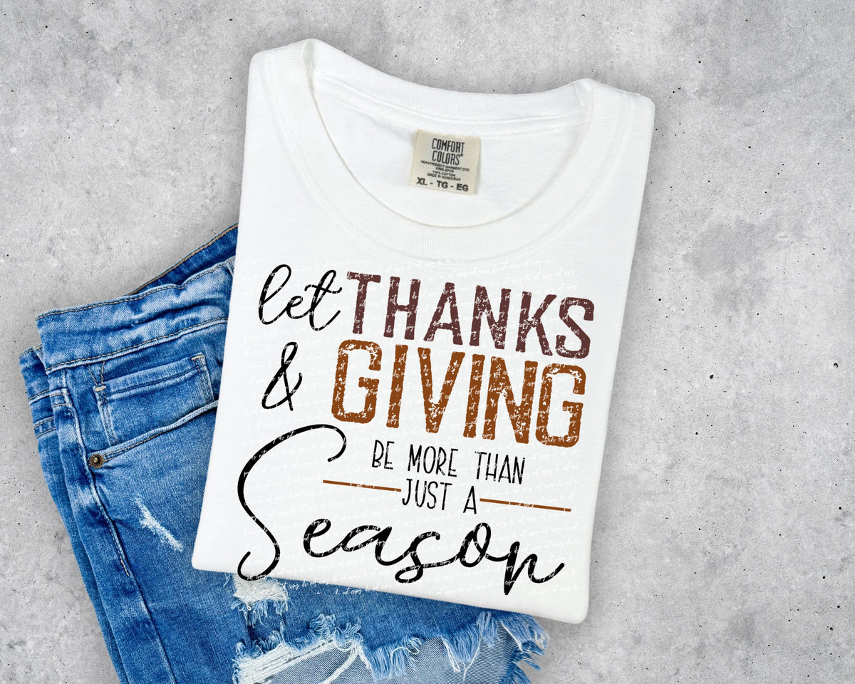 Let thanks and givi g be more than just a season 28663 DTF TRANSFER