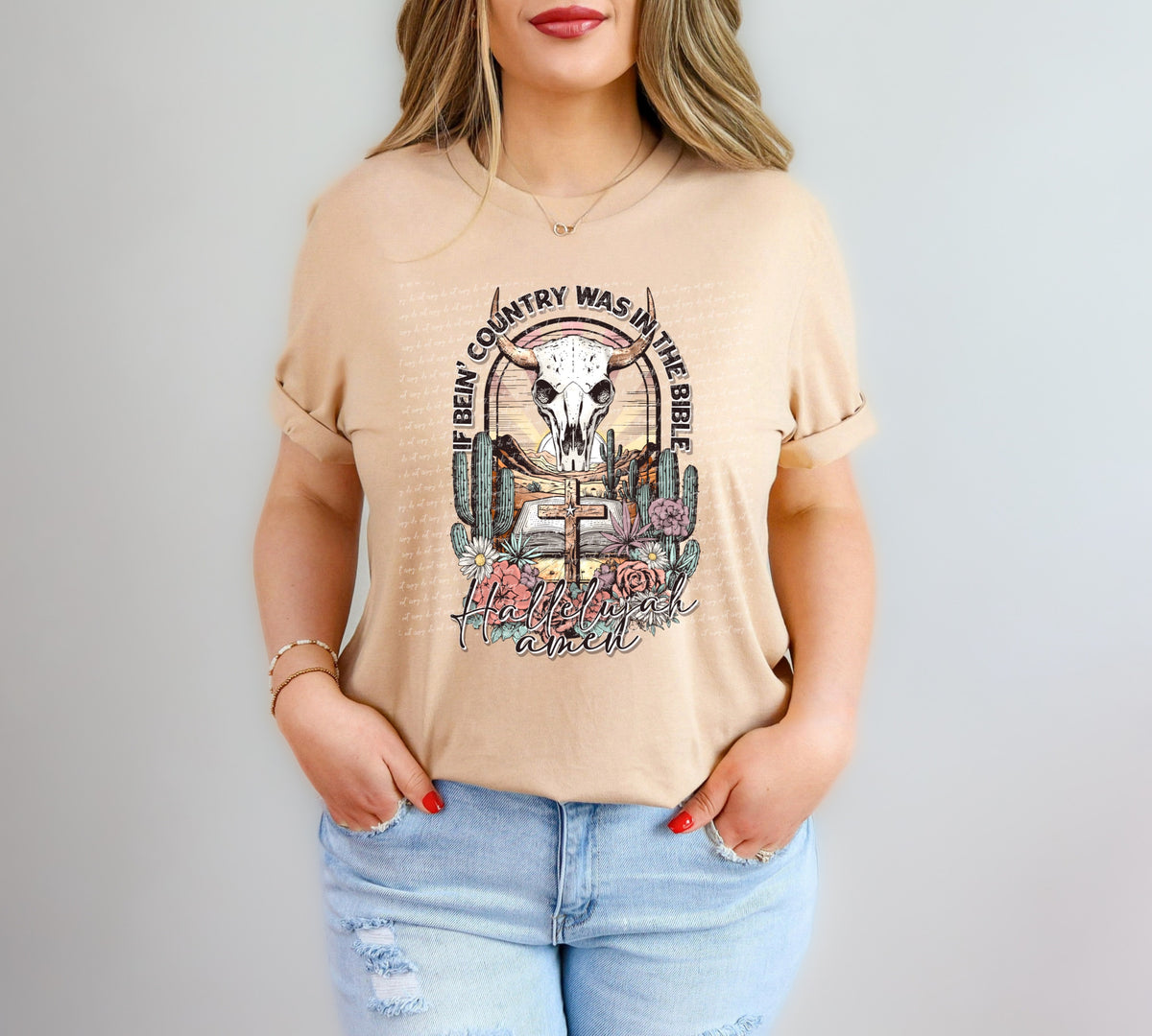 If being country was in the bible 28619 DTF TRANSFER