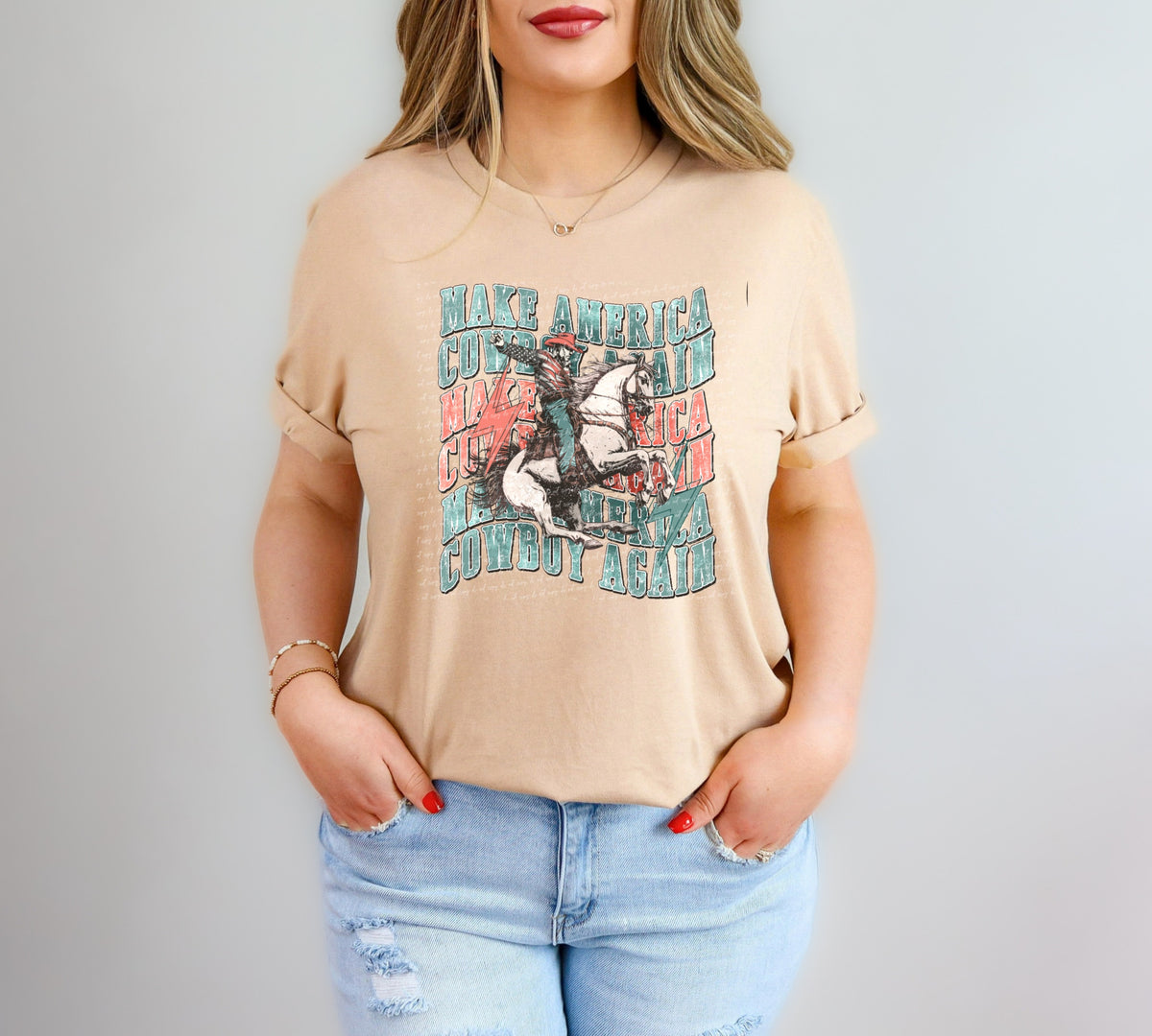 Make america cowboy again 28618 DTF TRANSFER