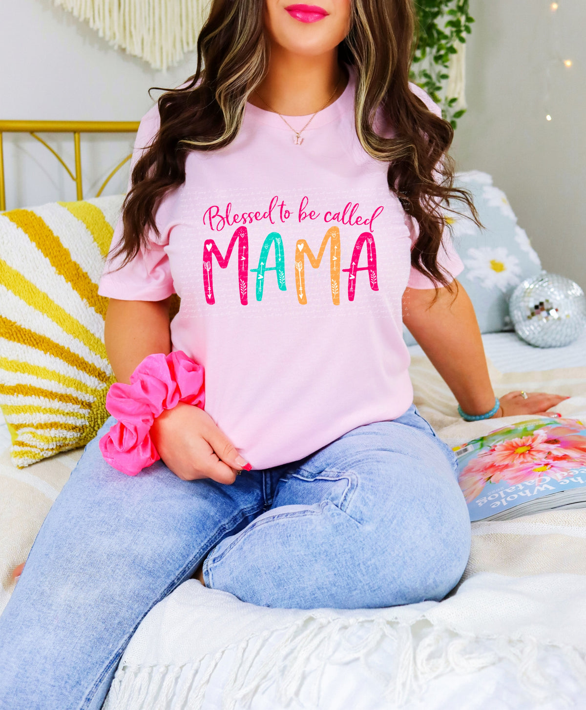 Blessed to be called mama 28565 DTF TRANSFER