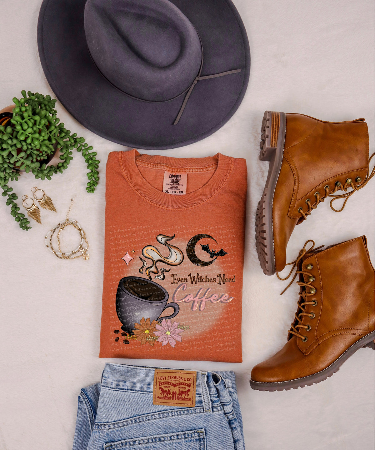 Even witches need coffee 28556 DTF TRANSFER