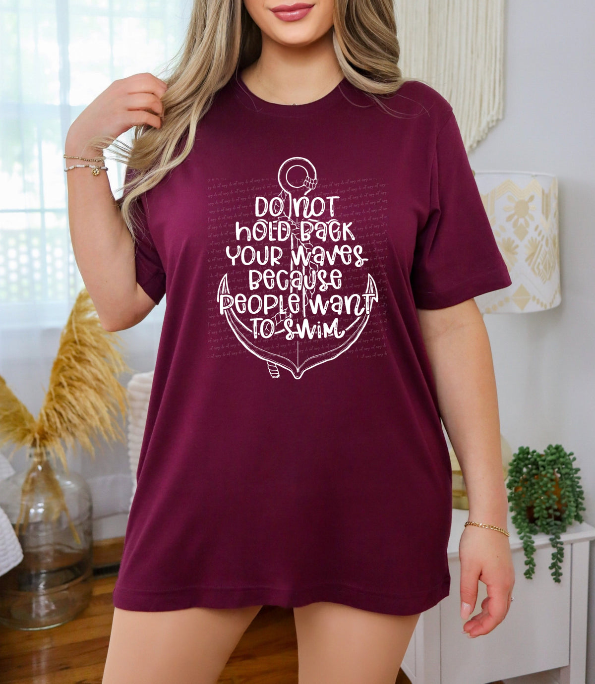 Don not hold back your waves 28499 DTF TRANSFER