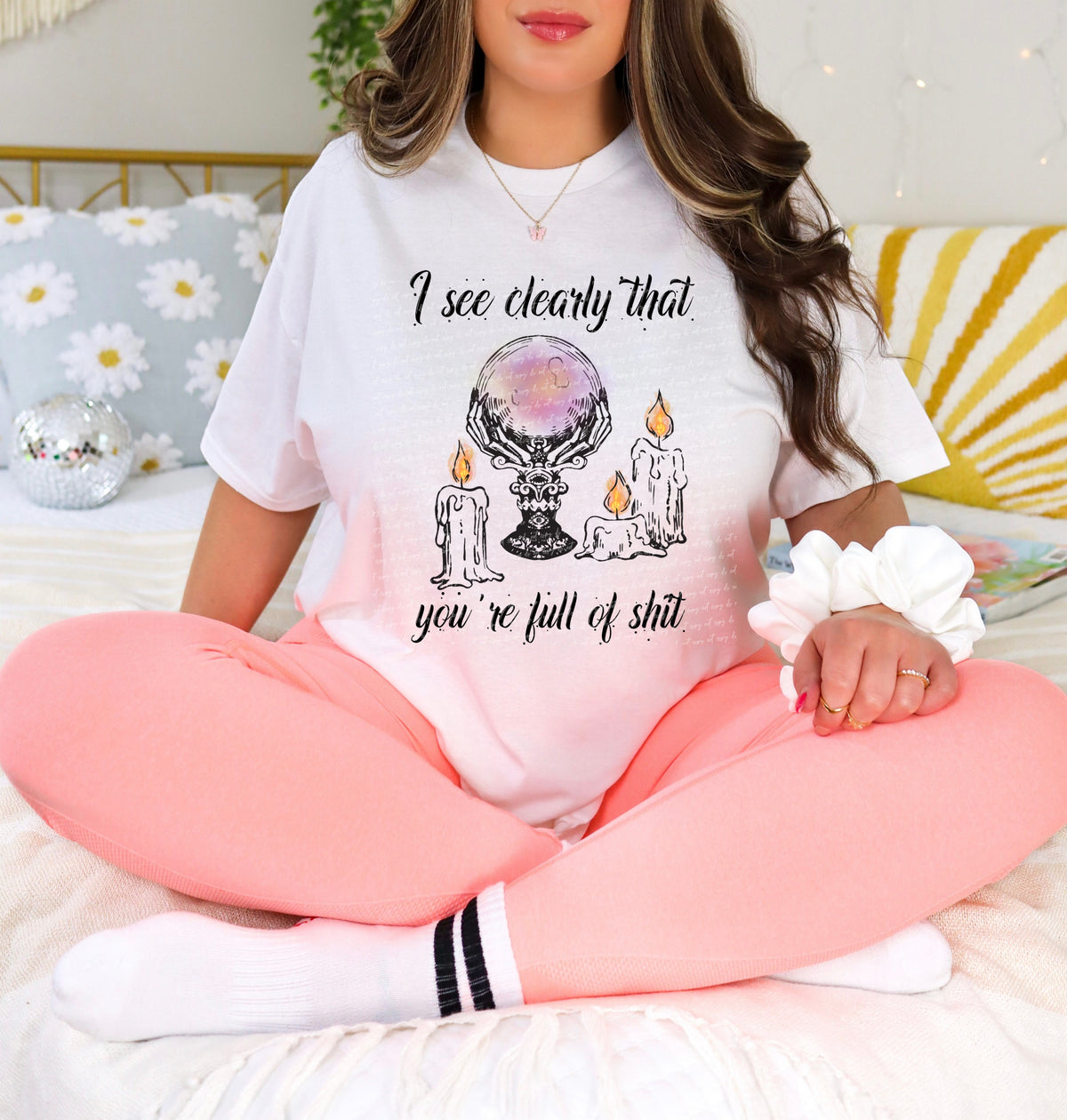 I see clearly that youre full of sh*t 28525 DTF TRANSFER