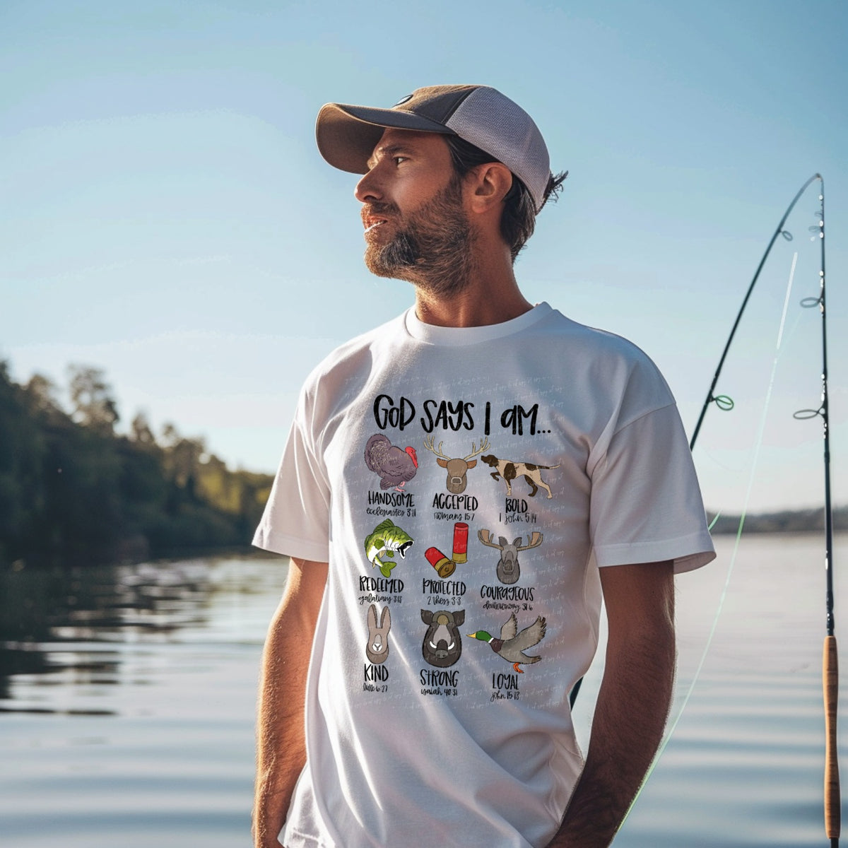 God says i am hunting 28530 DTF TRANSFER