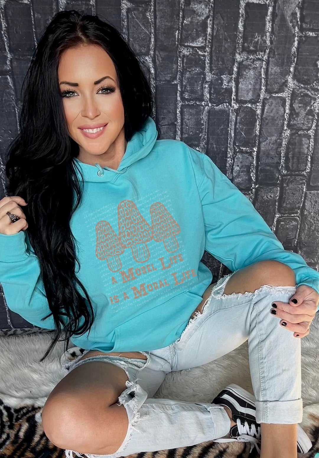 A morel life is a moral life 28718 DTF TRANSFER